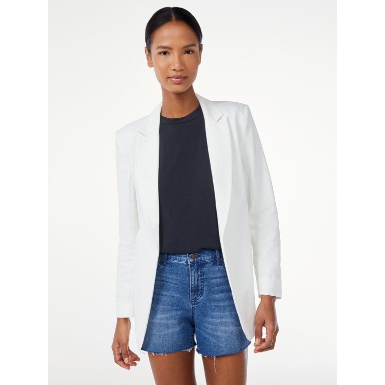 Scoop Women's Tie Waist Blazer | Walmart (US)