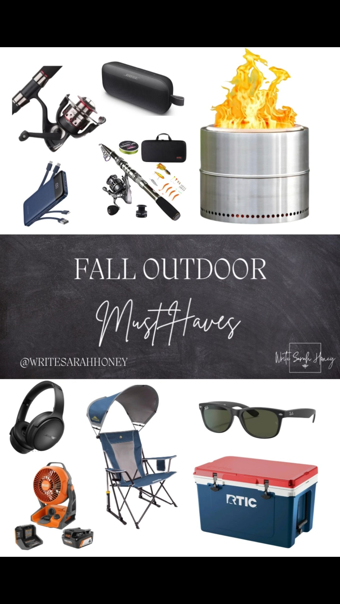 Fall Adventures Awaits! 🎣Equip Yourself with the Best Outdoor Gear. Shop Now! 
FOLLOW WRITE SARAH HONEY! 
#Fall
#OutdoorAdventure
#GearUp
#AdventureReady
#ExploreMore
#GetOutdoors
#AdventureAwaits
#HikingGear
#CampingEssentials
#OutdoorEssentials
#Wanderlust
#LTKGiftGuide 

#LTKTravel #LTKFamily #LTKFallSale