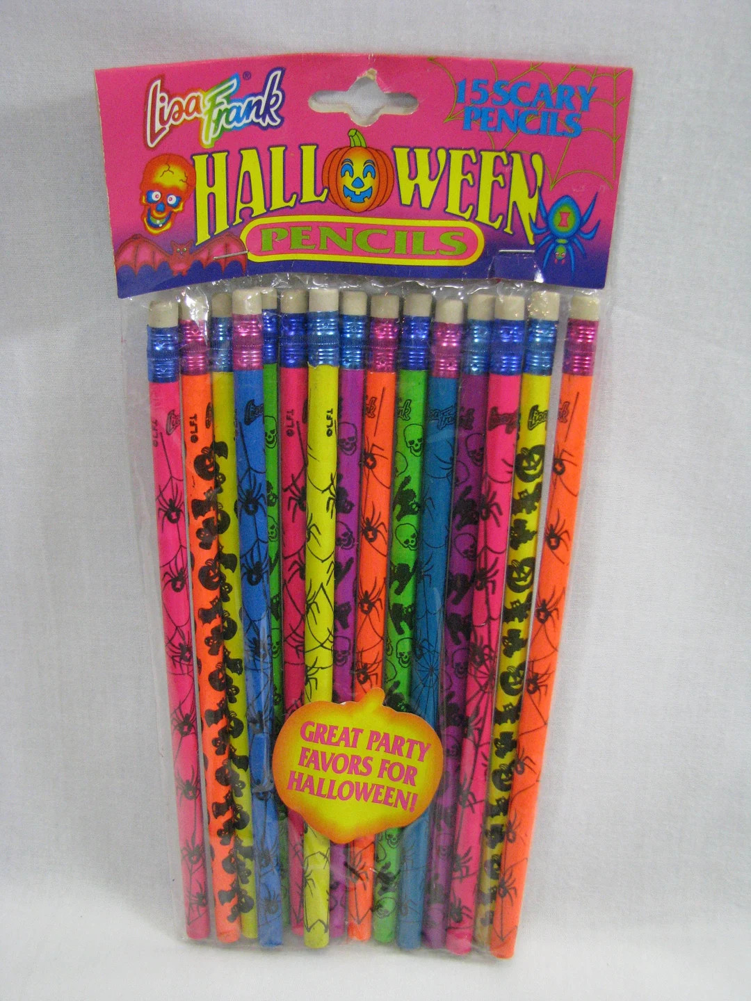 Vintage Lisa Frank Halloween Pencils 15 Scary Party Favors - Etsy | Etsy (US)