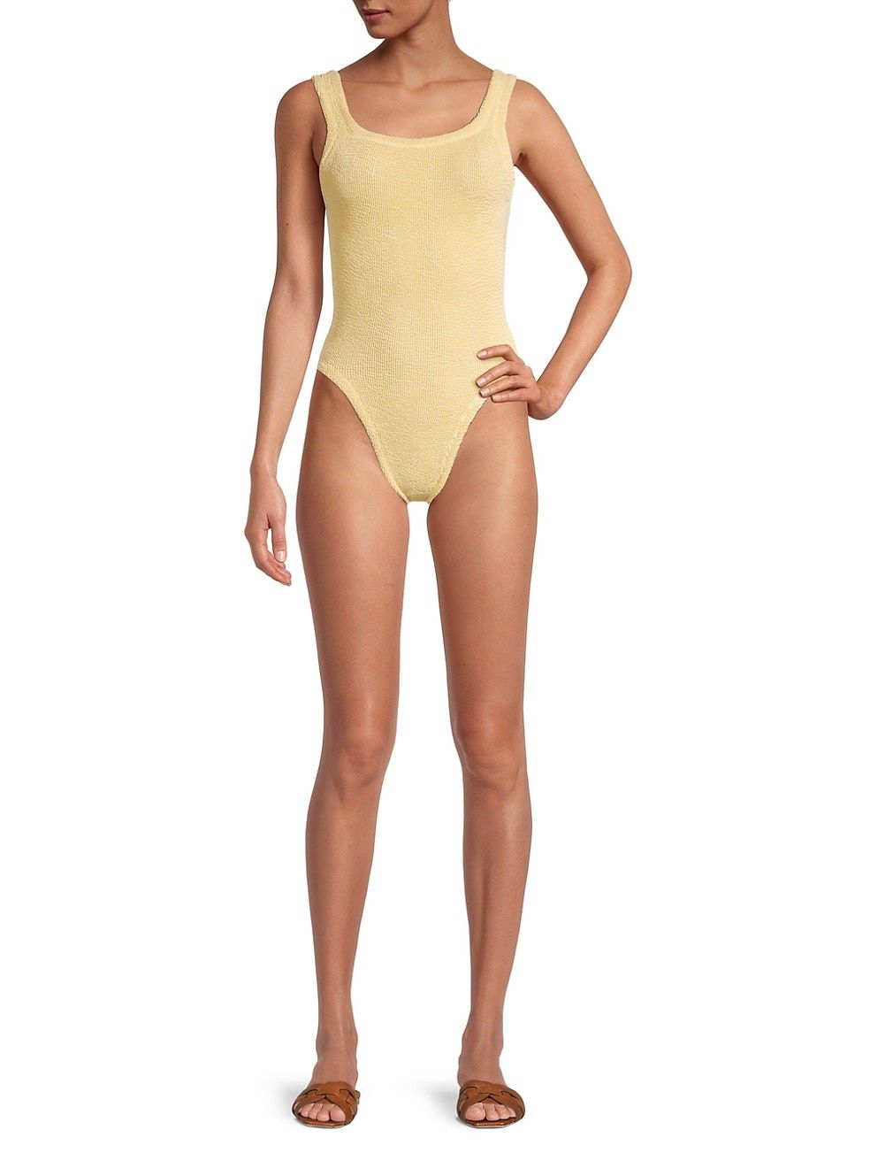 Hunza G Crinkle One-Piece Swimsuit | Saks Fifth Avenue