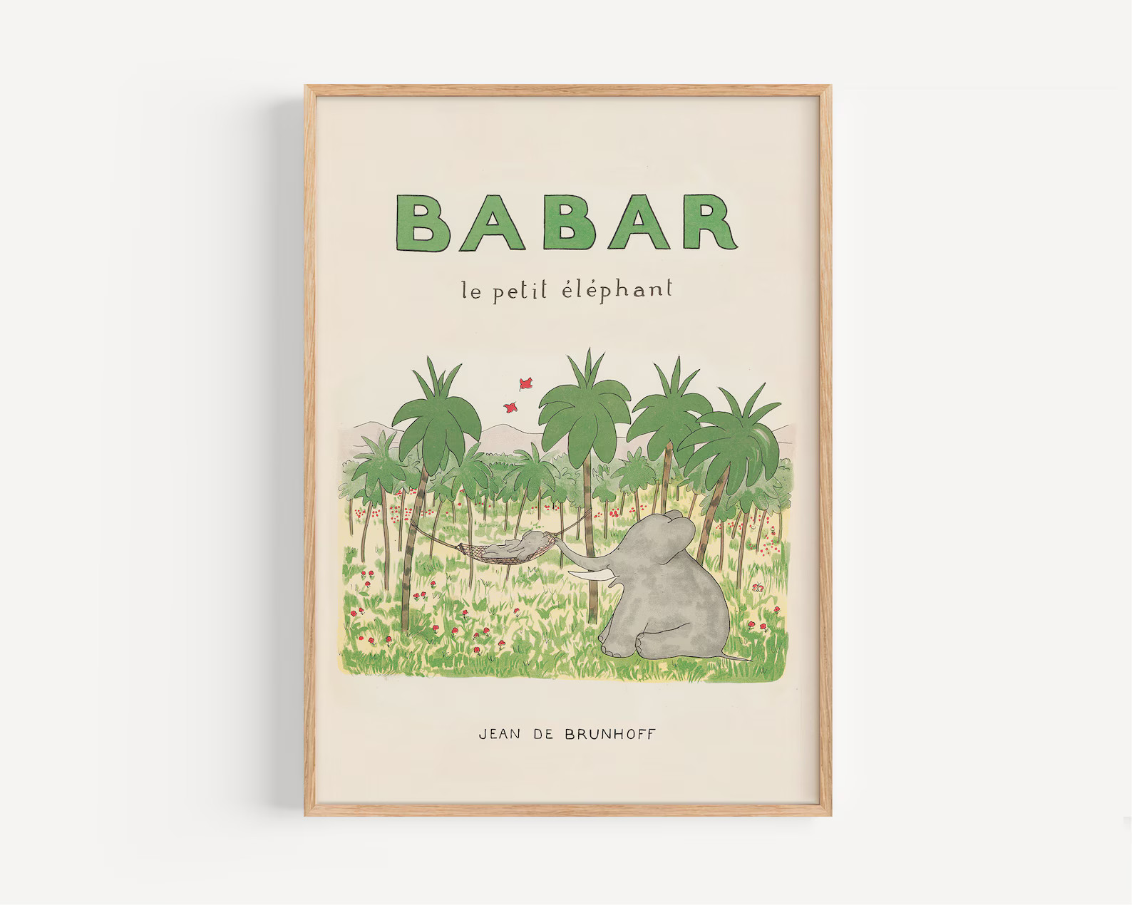 Babar Avec Sa Mère Digital Download of Vintage Babar the Elephant Art Print in Sizes A3 and 12x1... | Etsy (US)