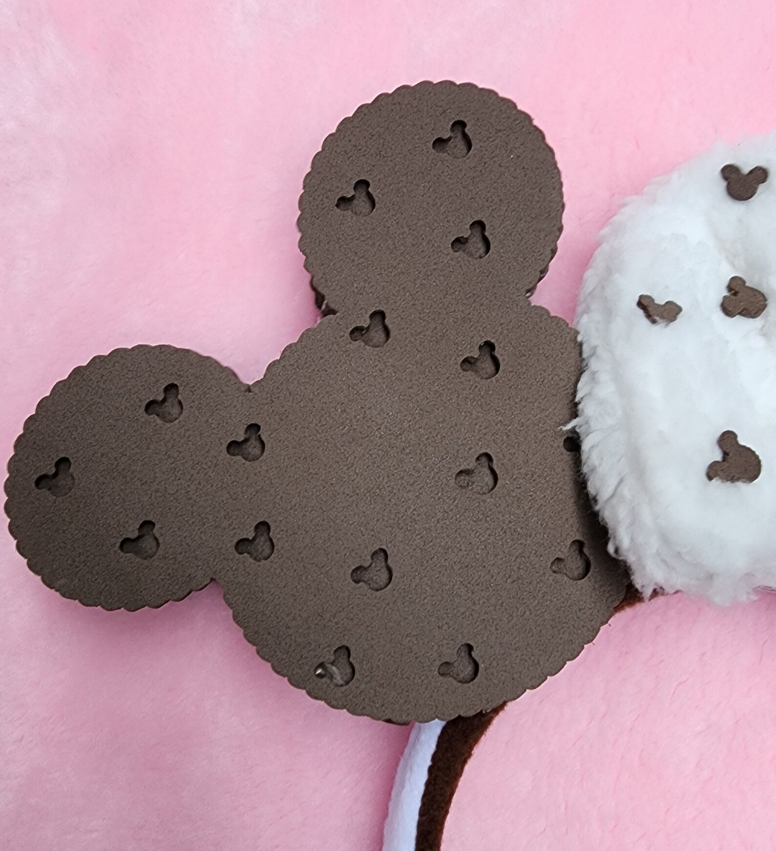 Mickey Mouse Ice Cream Sandwich With Mickey Shaped Chocolate Chips Inspired Magical Ears - Etsy | Etsy (US)