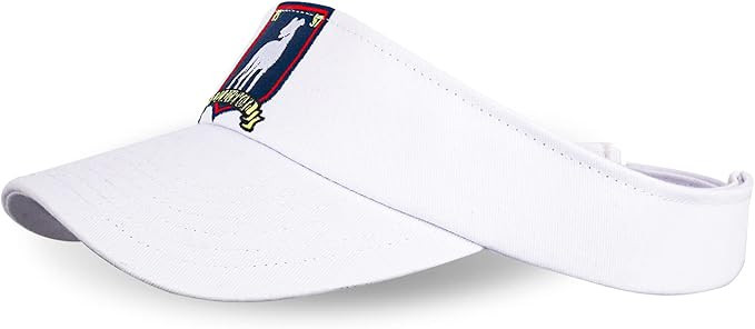 Adult White Arched Sun Visor Hat Team Coach Cap Adjustable Embroidered Travel Hiking Outdoor Spor... | Amazon (US)