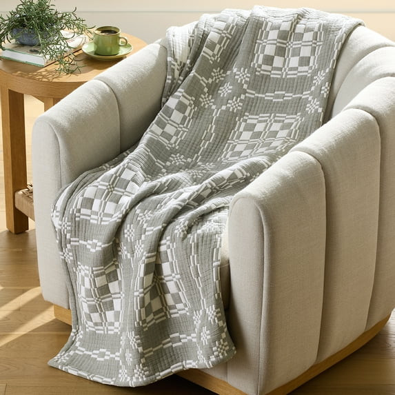 Better Homes & Gardens Sea Turtle Woven Gauze Jacquard 50x72' Throw | Walmart (US)