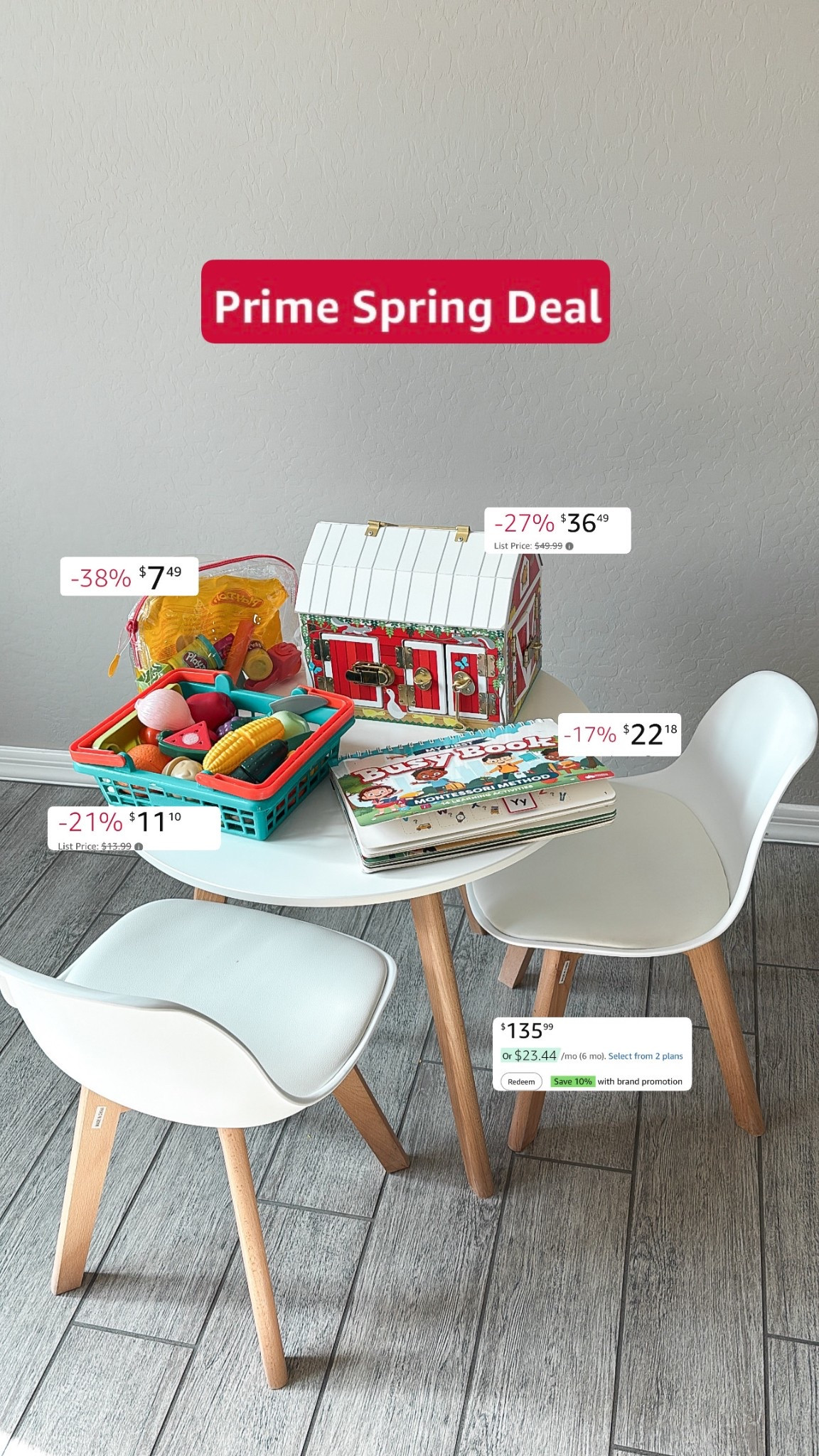 Amazon big deals — toddler favorites!✨ 

#amazonprime #amazonfinds #amazonkids #amazonbigdeals #primedeals #toddlertoys #toddlerfinds #toddlergifts #giftideasforkids #toddlertableset #melissaanddough #barnfarmtoys #pretendplay #toddlermusthaves #amazonsalefinds #learningbook #busybook #founditonamazon #toddlergiftideas #toys 

#LTKFindsUnder50 #LTKSaleAlert #LTKKids