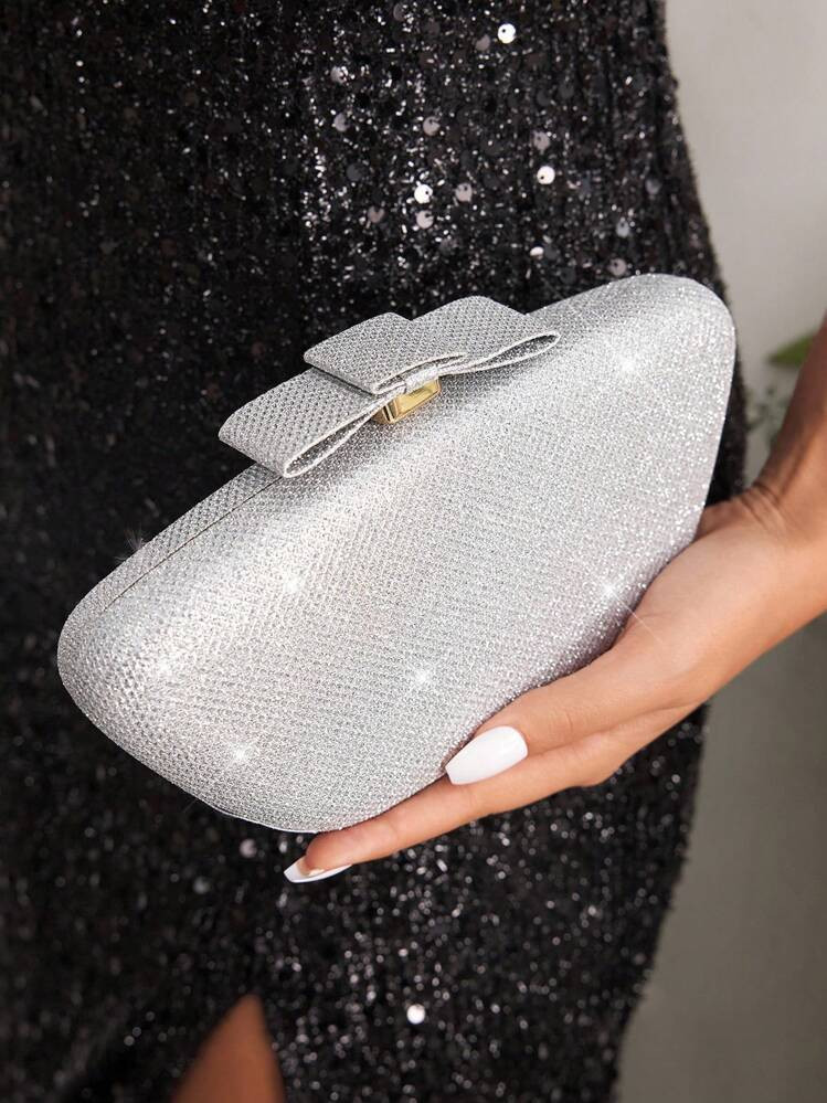SHEIN Belle Women's Shiny Glamorous Fashion Handbag Clutch Purse | SHEIN