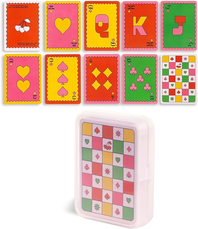 ban.do Game On! Waterproof Playing Cards, Standard 52 Deck of Cards, Waterproof Cards with Storag... | Amazon (US)