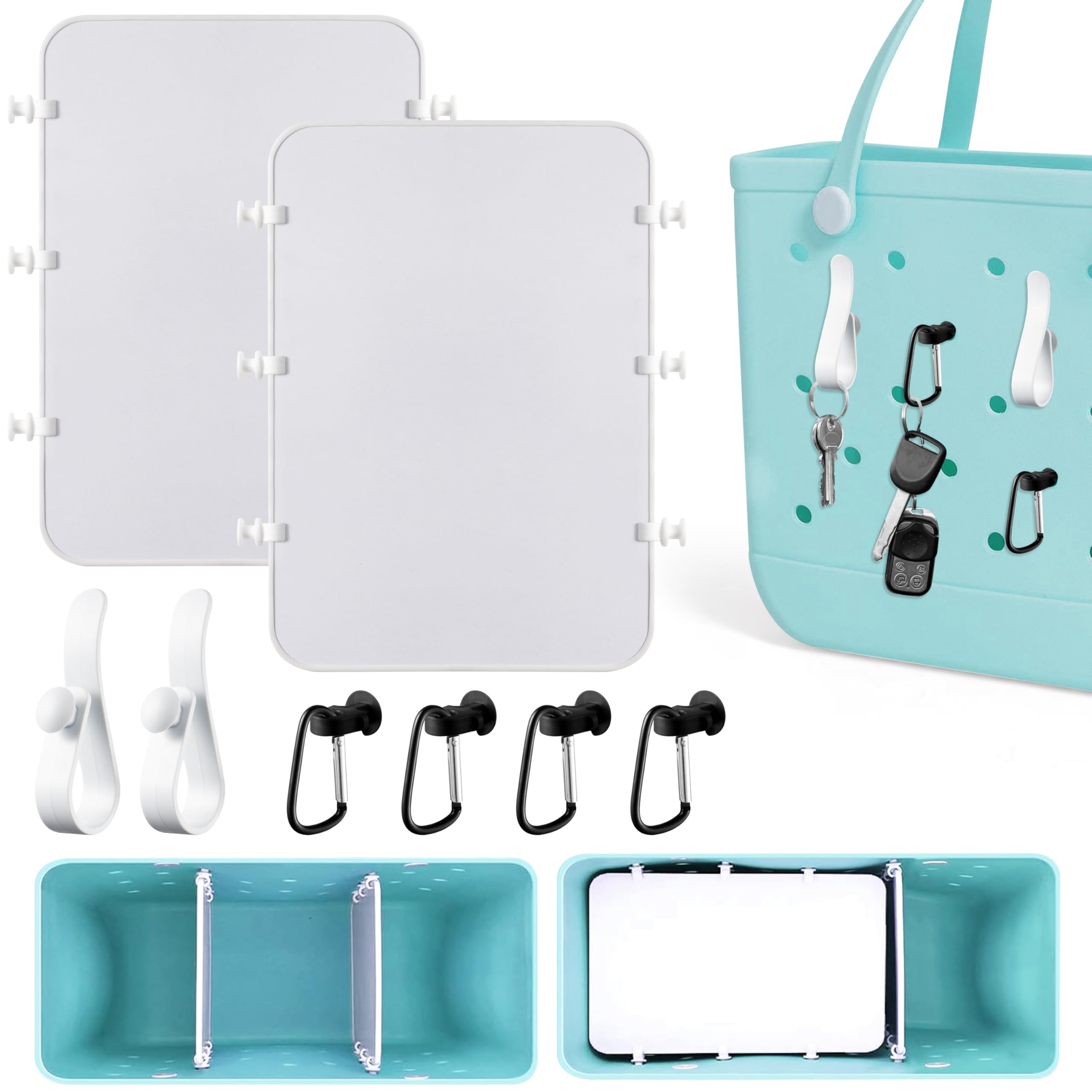 JAPBOR Divider Tray for Beach Bag - 8PCS Beach Bags Accessories Include Divider Trays Compatible,... | Amazon (US)