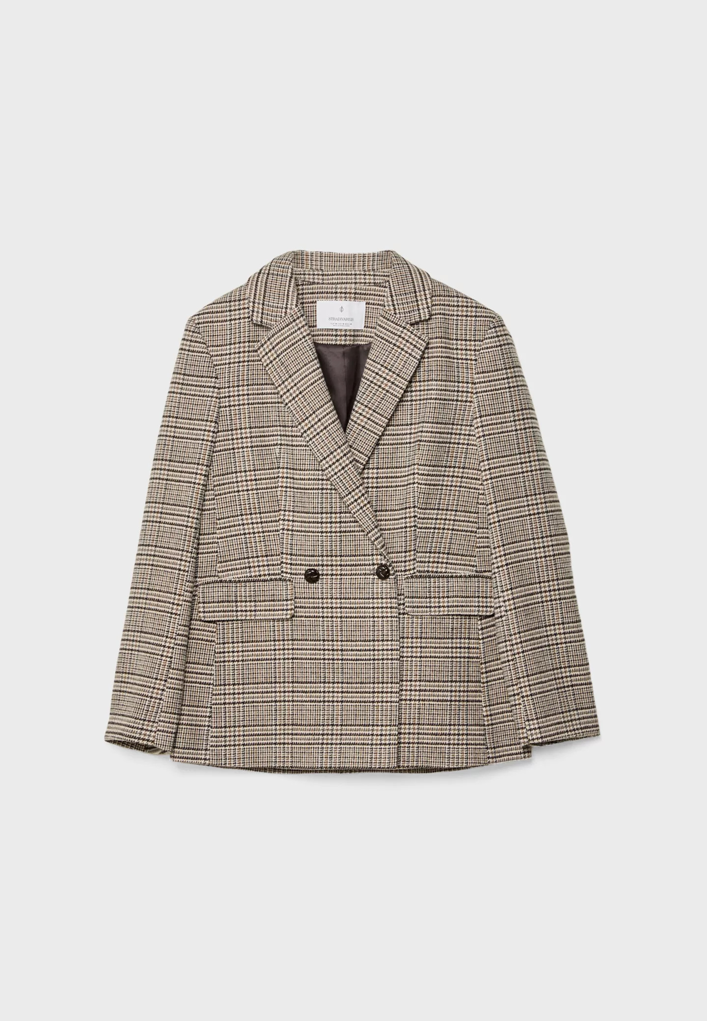 Regular Checked Blazer | Stradivarius (UK)