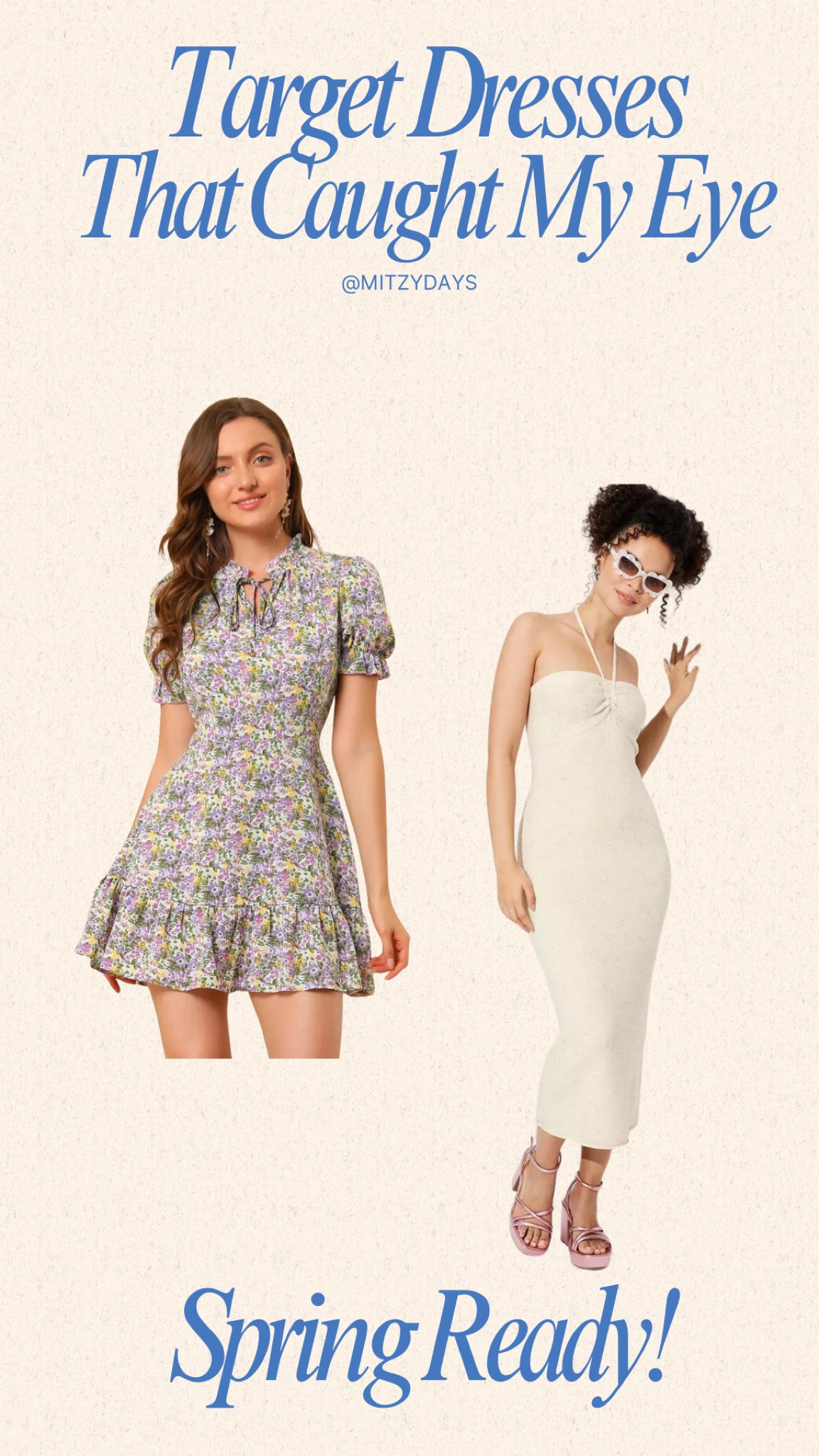 Spring is just around the corner and it's the perfect time to refresh your wardrobe with some stunning outfits! Get ready to turn heads with Target's amazing collection of outfits that are perfect for a fun weekend, a party or even a dinner date! With their wide range of styles and designs, you're sure to find something that suits your taste and makes you look and feel amazing!

Spring dresses | white dress | Target | Dress | Floral 

#LTKfindsunder50 #LTKfindsunder100 #LTKxTarget