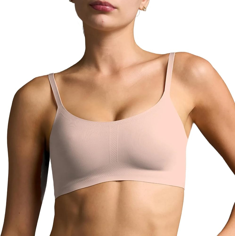EBY Seamless Support Bralette with Adjustable Straps, Bralettes for Women, Wireless Bra for Women | Amazon (US)