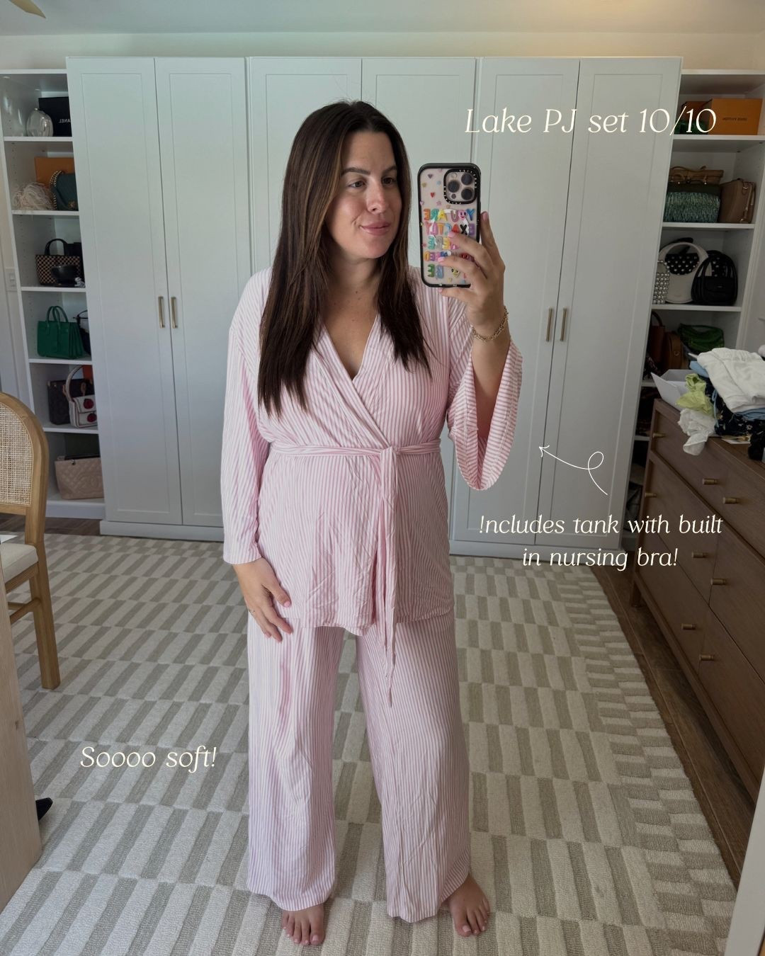 LIVING IN THIS🙌 postpartum outfit, nursing friendly.

#LTKStyleTip #LTKBaby