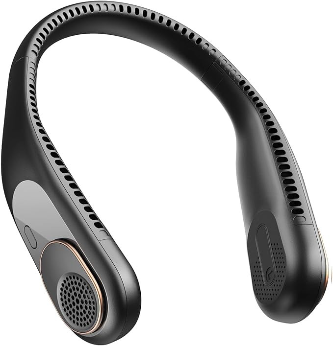 SWEETFULL Portable Neck Fan 360° Cooling Bladeless Personal Fan | No Hair Twisting - 4000mAh USB... | Amazon (US)