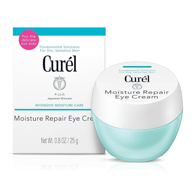 Curel Japanese Skin Care Moisturizer Repair Eye Cream, Under Eye Cream for Dry, Sensitive Skin, F... | Amazon (US)