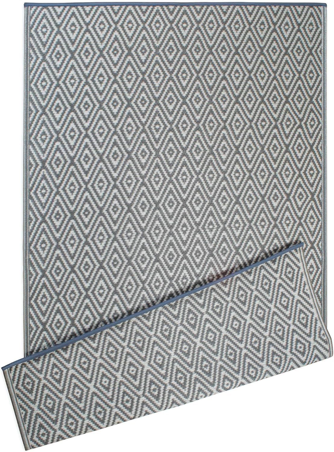 DII Diamond Outdoor Rug, 4 x 6', Gray | Amazon (US)