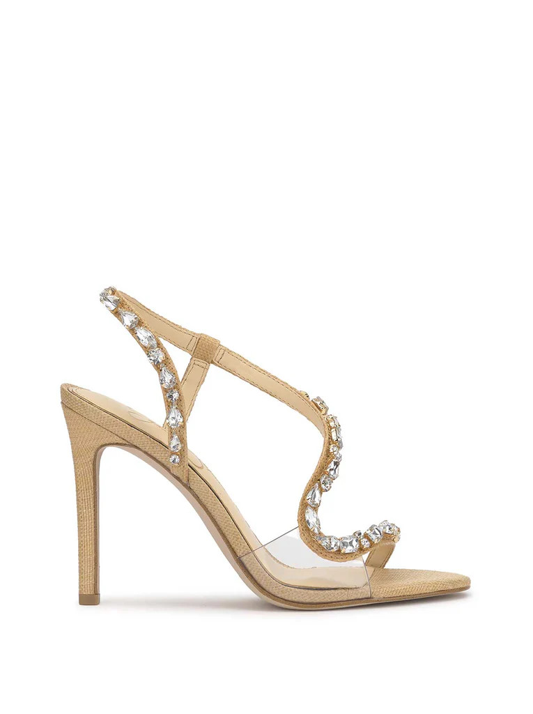 Jaycin High Heel in Natural Raffia | Jessica Simpson E Commerce