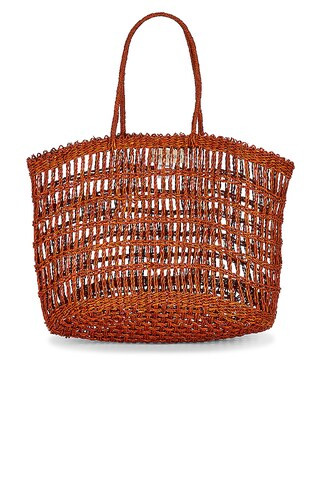 Casa Clara Beach Party Tote in Cocoa from Revolve.com | Revolve Clothing (Global)