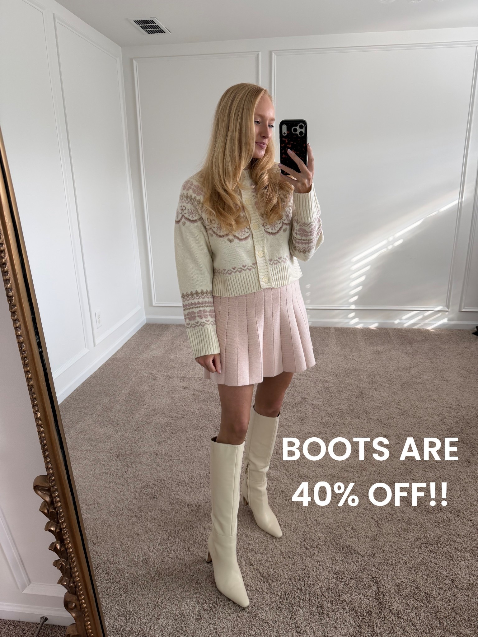 Just saw my cream knee high boots are on major sale!! Multiple colors are on sale depending on what you need. These are great quality and comfortable. Also available in wider calf sizes. 

#LTKHoliday #LTKSaleAlert #LTKCyberWeek