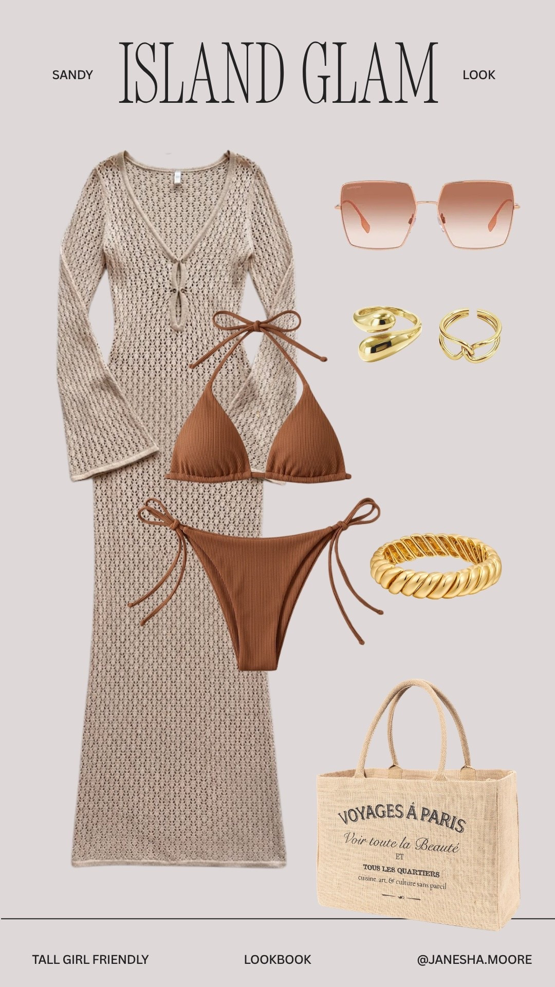 Sandy Island Glam Look | 5’9 • 200 lbs wearing a medium

#LTKtravel #LTKstyletip #LTKmidsize