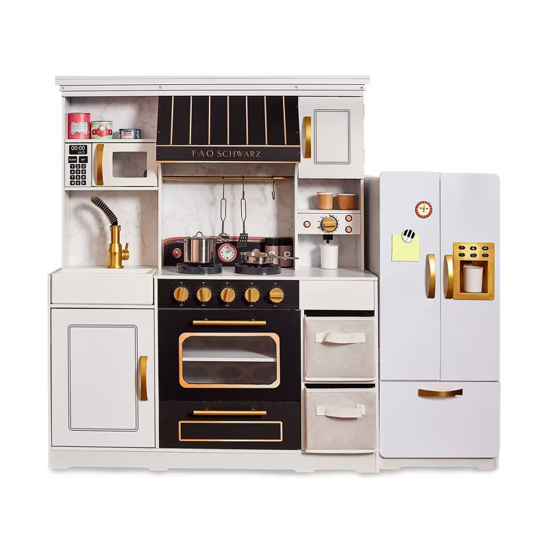 FAO Schwarz Ultimate Play Kitchen with Refrigerator and 20 Accessories | Target
