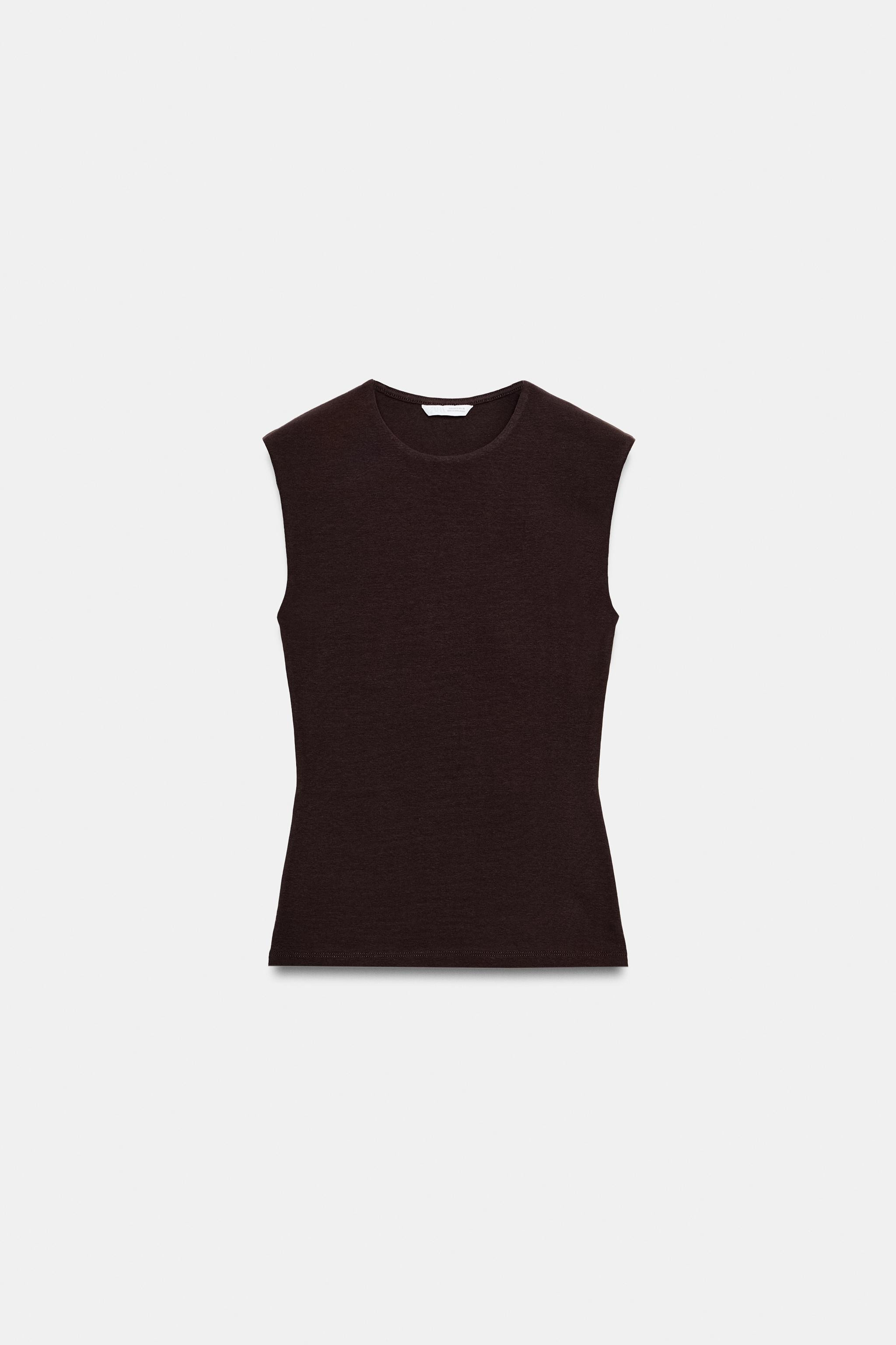 SLEEVELESS T-SHIRT | Zara US