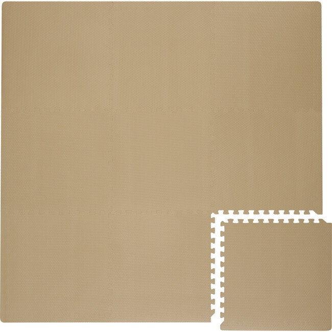 Playmats | Classic Foam Playmat, Sandstone (Beige) | Toddlekind from Maisonette | Maisonette