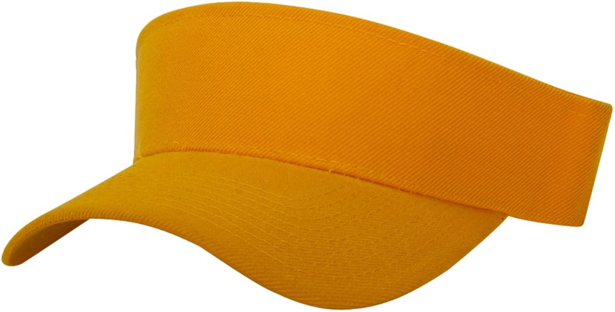 TOP HEADWEAR Solid Adjustable Blank Visor | Amazon (US)