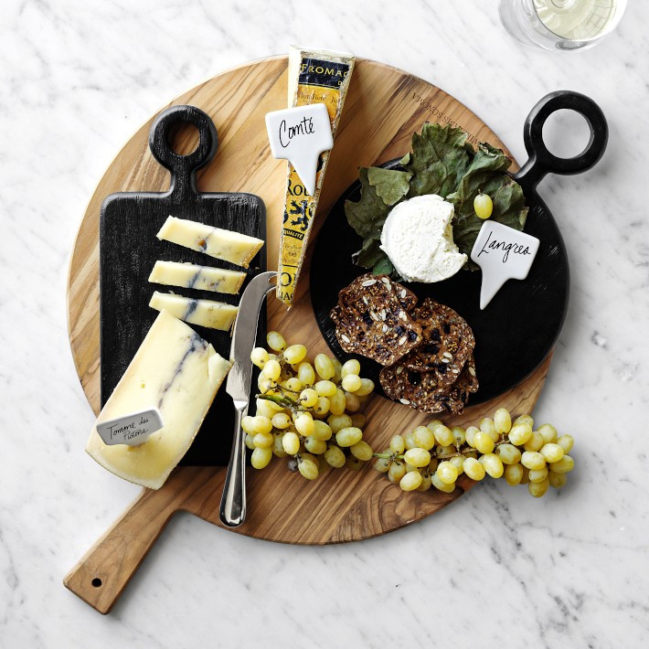 Olivewood Round Cheese Boards | Williams-Sonoma