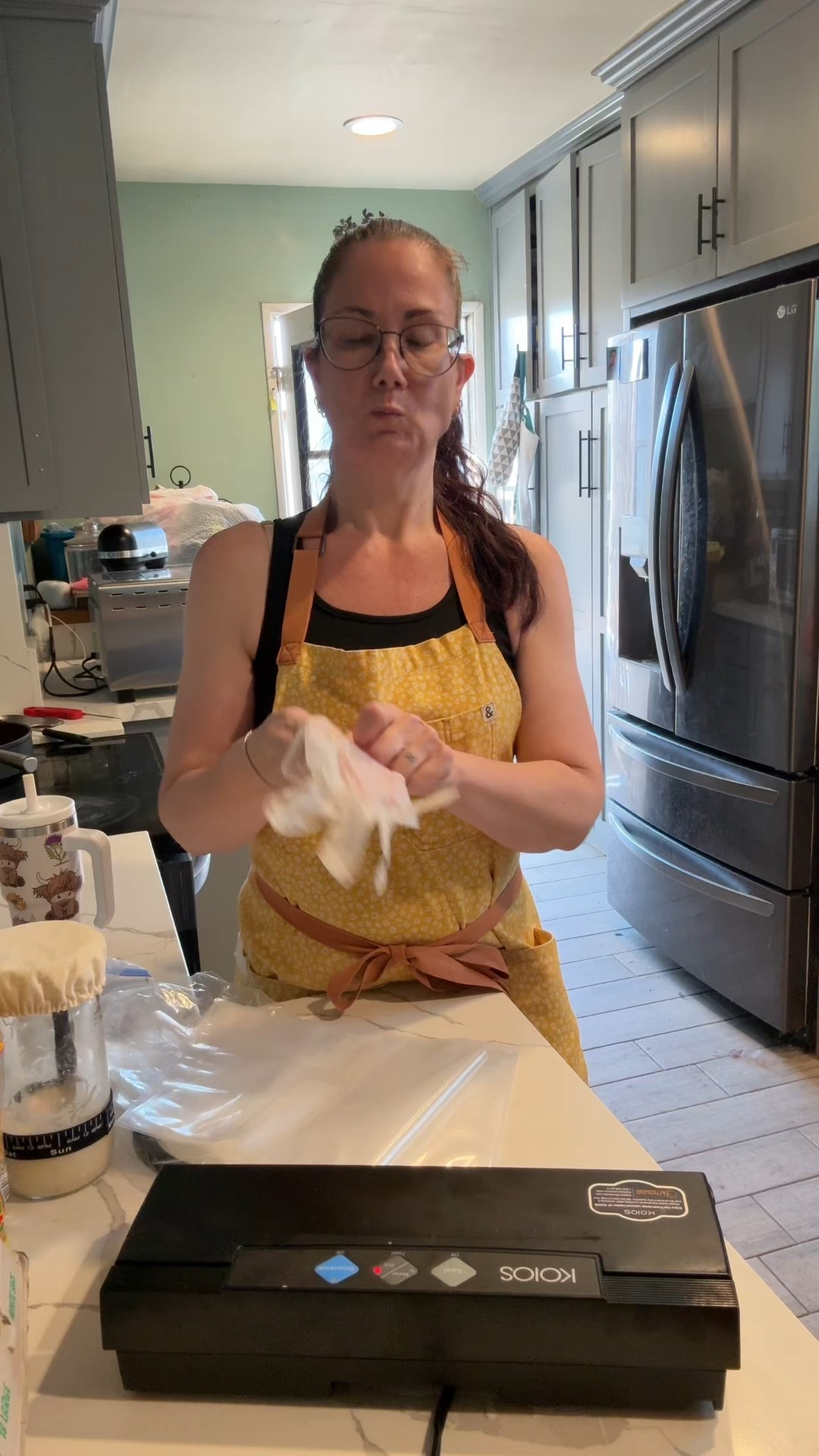 What are you doing to combat this economy and save money? I have started buying in bulk and vacuum sealing smaller portions. This has helped my family save tons already. 

#LTKHome #LTKFamily