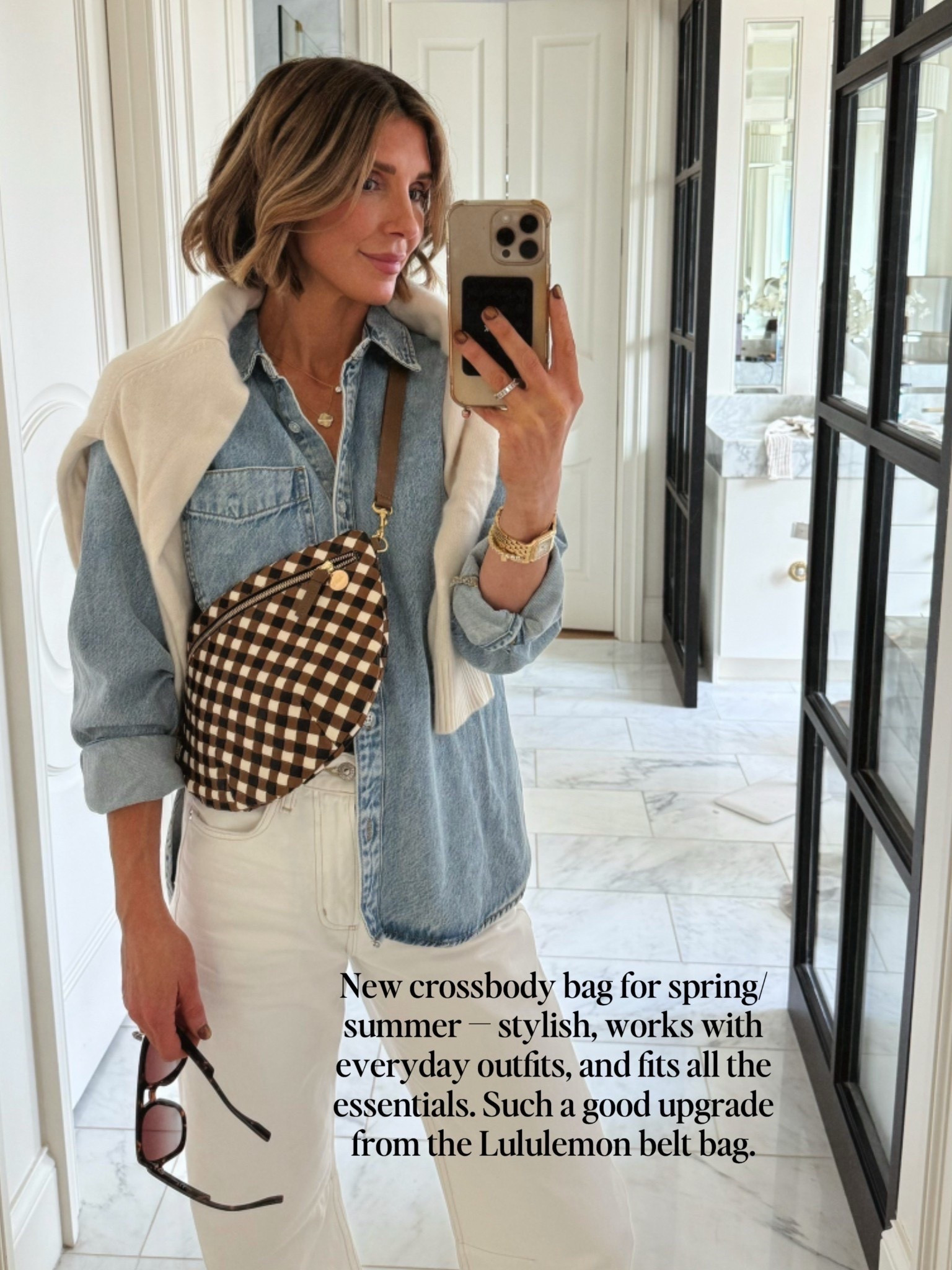 My go-to everyday belt bag 🤍 Worn crossbody for errands, travel days, and everything in between—this Clare V. staple goes with literally everything.
#EverydayStyle #LTKFinds #ClareV @Shopbop 

#LTKootd