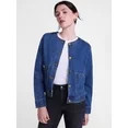 Scenario Women's and Women's Plus Denim Jacket, Sizes XS-4X | Walmart (US)
