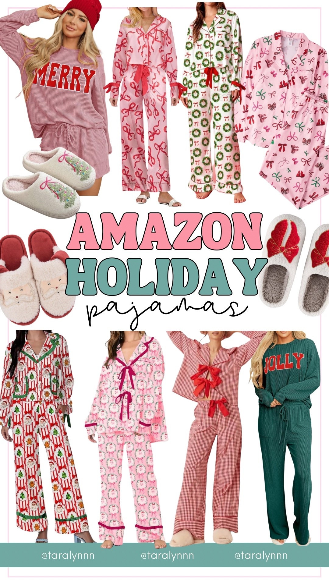 Amazon Holiday Pajamas 🎄❤️🎀

#amazon #amazonholiday #holidaypajamas #christmas #christmaspajamas #christmas #slippers #bows 

#LTKFindsUnder50 #LTKGiftGuide #LTKHoliday