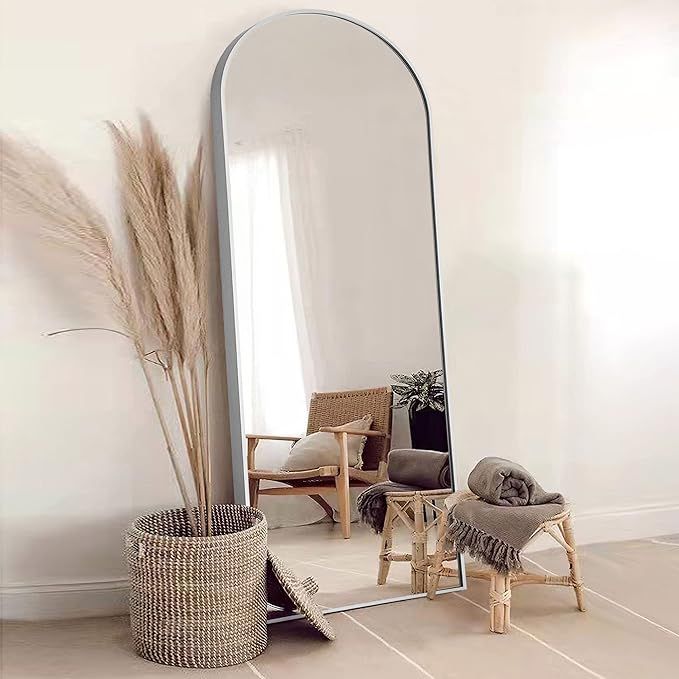 NeuType Arched Full Length Mirror Standing Hanging or Leaning Against Wall, Oversized Large Bedro... | Amazon (US)