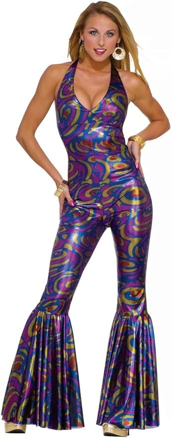 Forum Novelties Women's Funky Dancing Fox 70's Disco Costume, Multicolor | Amazon (US)