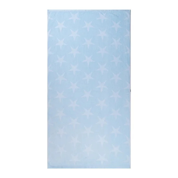 Mainstays Patriotic Cotton Blend Beach Towel, 36 x 72 in, Blue Star | Walmart (US)