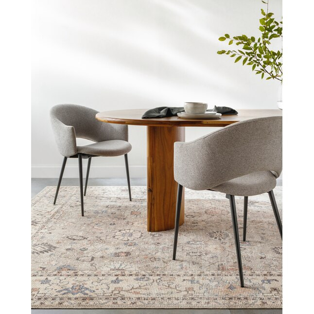 Livabliss x Becki Owens Davina 8 x 10 (ft) Flatweave Tawny Birch Rectangular Indoor Damask Orient... | Lowe's