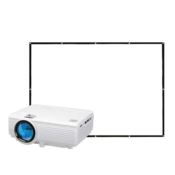 RCA, 480P LCD HD Home Theater Projector with Bonus 100" Fold up Projector Screen, RPJ161 | Walmart (US)