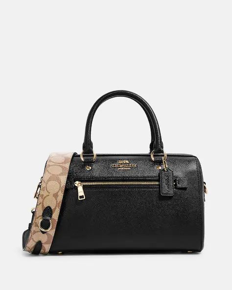 Rowan Satchel With Signature Canvas Detail | Coach Outlet