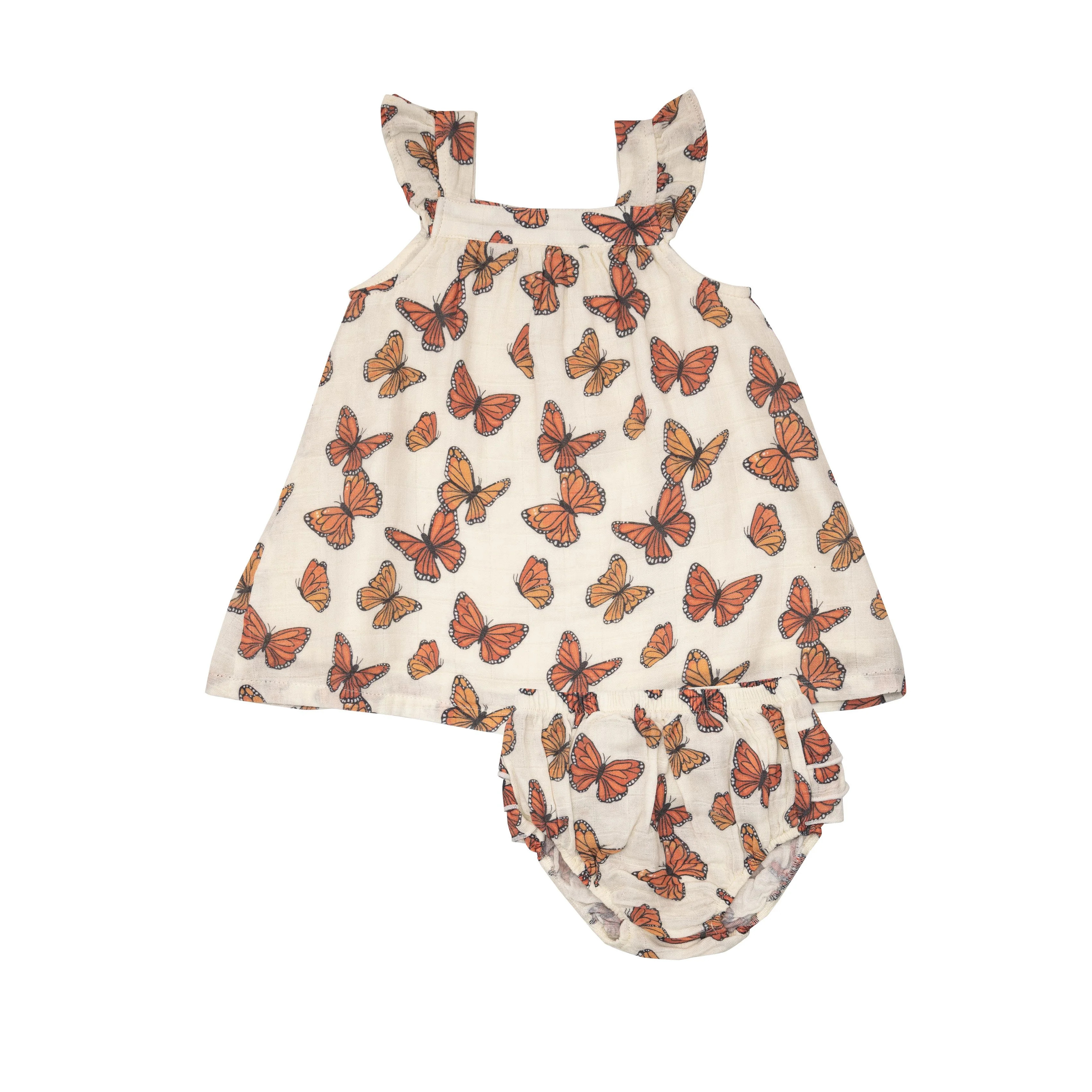 Sundress & Bloomer Set, Monarch Butterflies | SpearmintLOVE