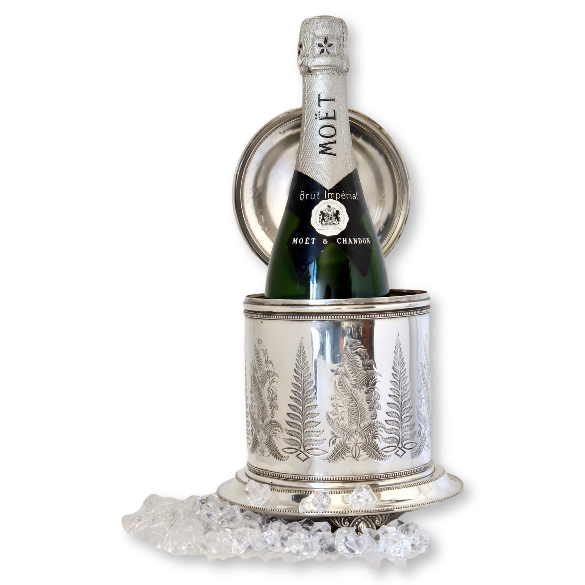 English Silver-Plate Ice Bucket - Rose Victoria | Chiller, Cooler | One Kings Lane
