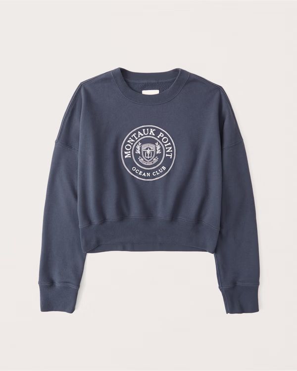 Graphic Crew Sweatshirt | Abercrombie & Fitch (US)