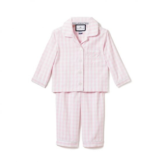 Petite Plume Baby/Toddler/Big Kid Pajama Set – Pink Gingham | The Tot