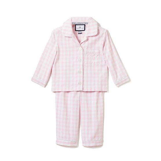 Petite Plume Baby/Toddler/Big Kid Pajama Set – Pink Gingham | The Tot