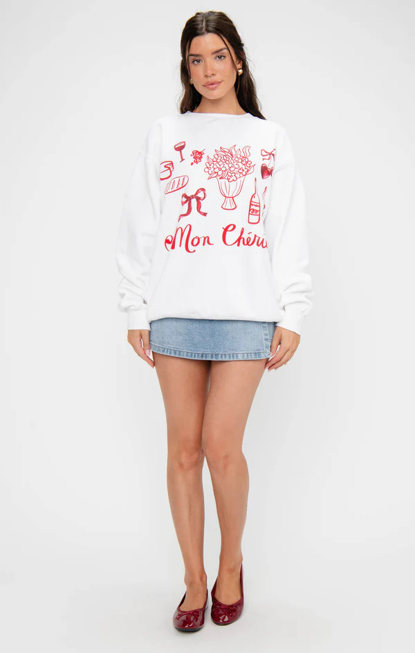 Stanley Sweatshirt ~ Mon Cherie Graphic | Show Me Your Mumu