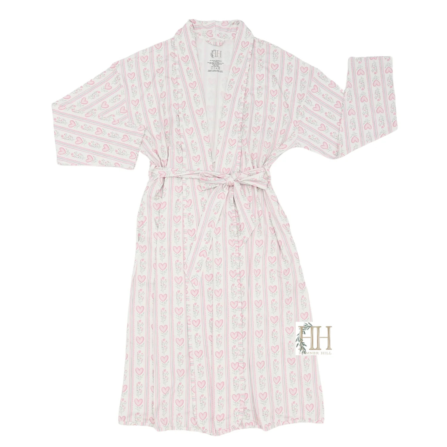 Womens Floral Heart Robe | Hamner Hill