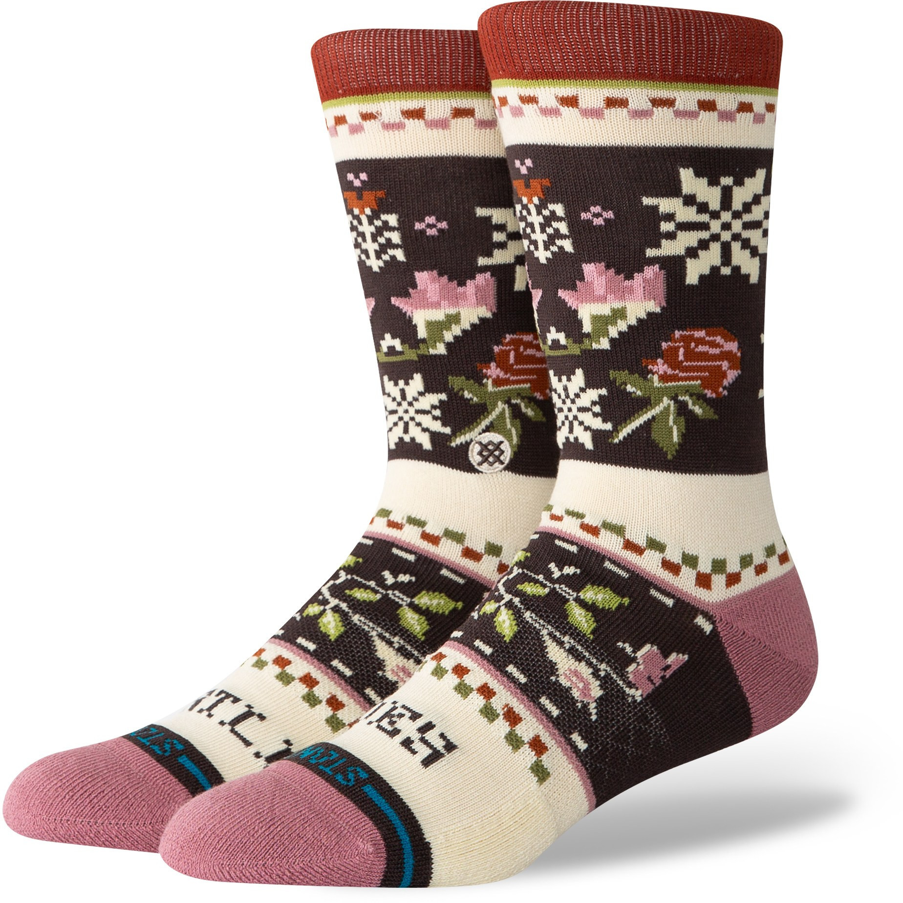Stance Women's Mistling Toes Crew Socks Pink S | REI
