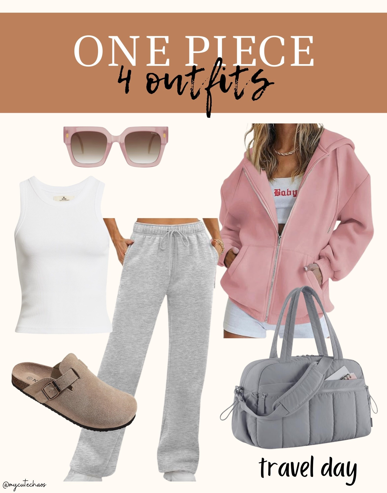 Travel day outfit
Spring style, spring outfit, pink sweater, basic white top, tank top
Travel outfit, travel bag

#LTKootd #LTKTravel