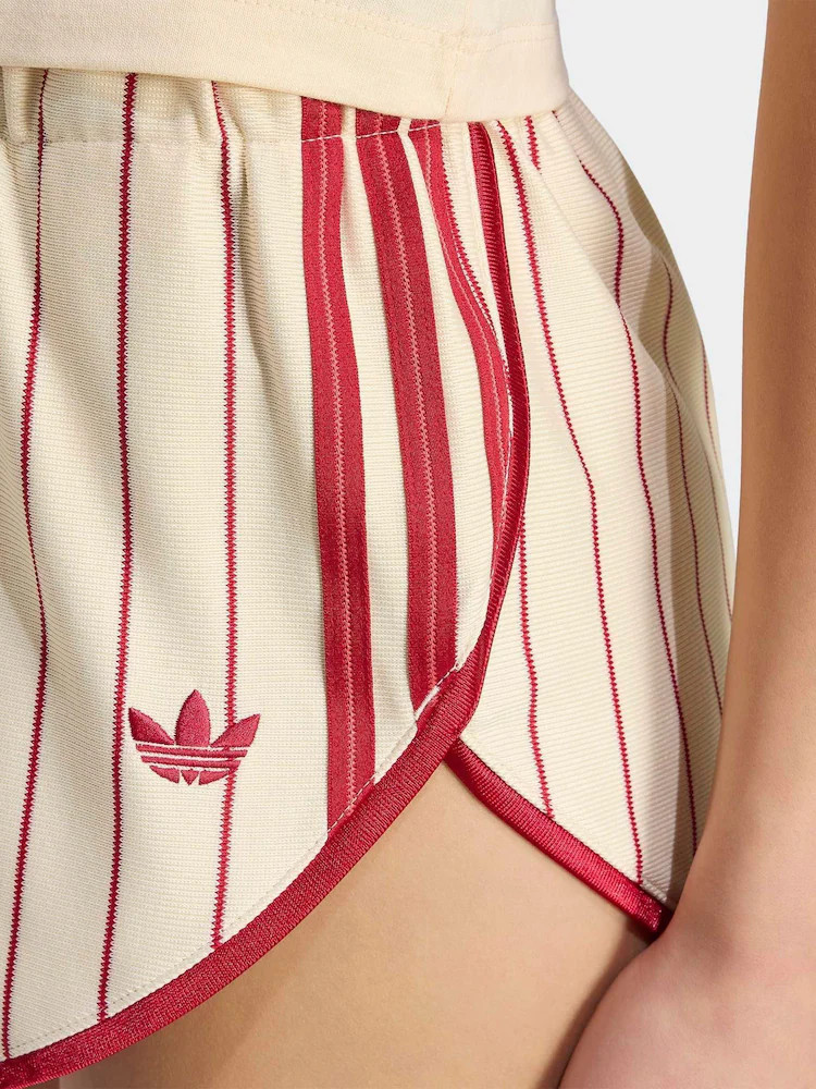 Buy adidas Originals Cream Pinstripe Firebird Shorts from Next Belgium | Next EU