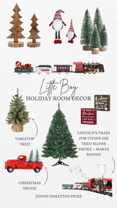 Little boy room decor, faux tree, mini tree gnome truck train signs rustic wooden 

#LTKHoliday #LTKSeasonal #LTKhome