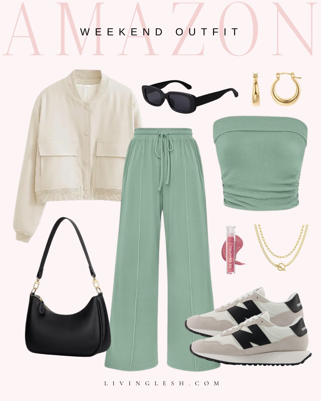 Amazon outfit | Spring outfit | Amazon fashion | Matching set | Two piece set | Spring jacket | Lightweight jacket | Amazon finds | Sneakers | Purse | Sunglasses | Earrings

#LTKSeasonal #LTKActive #LTKootd